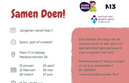 ASS activiteiten tot aan zomer 2023