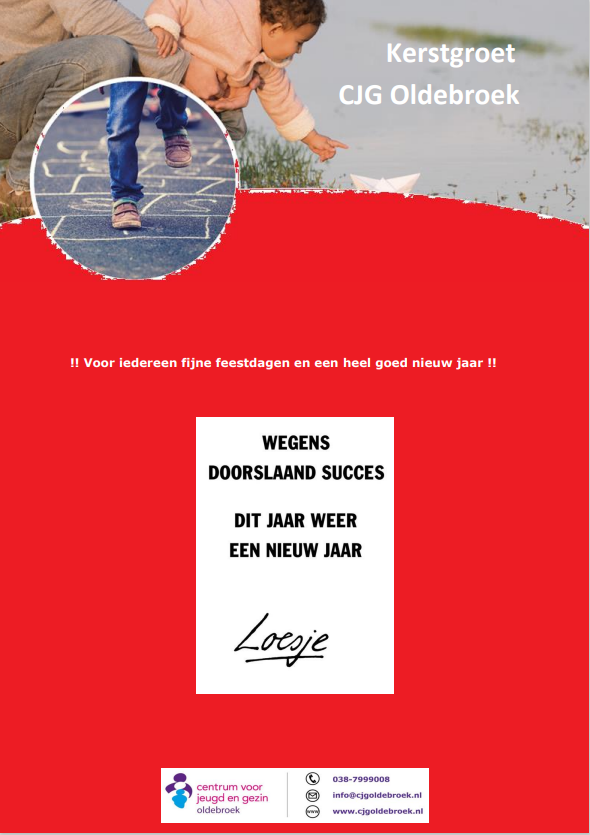 CJG oldebroek kerstgroet
